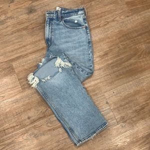 Abercrombie 90’s Ultra High Rise Straight Jeans